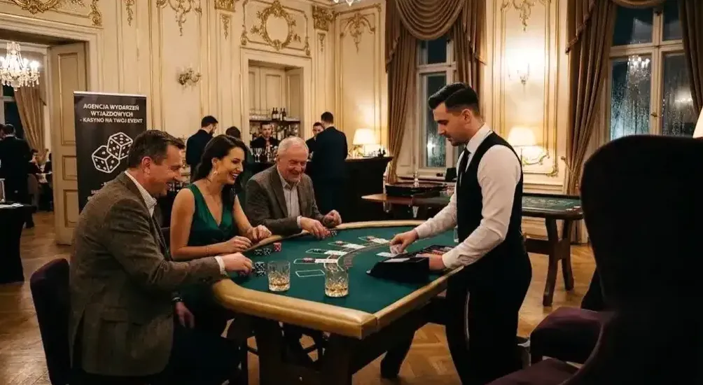 Detal stołu do ruletki