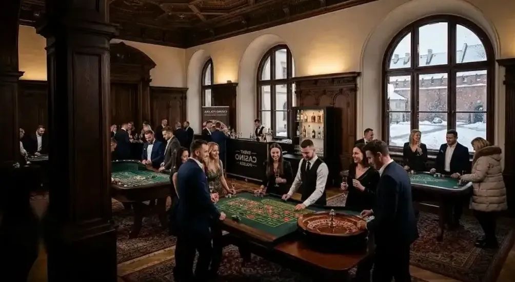 Turniej pokerowy na wydarzeniu firmowym